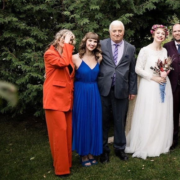 Cobalt Blue Pleated Midi Dress - Picture 2 of 5